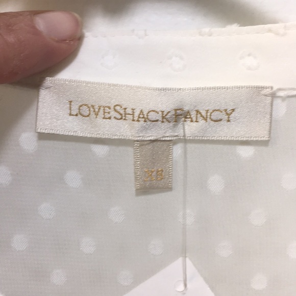 LoveShackFancy Erica Swiss Dot blouse - Picture 11 of 16